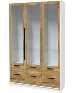 Шкаф с витриной Интерлиния Концепт Тренд КТ-ШВ3