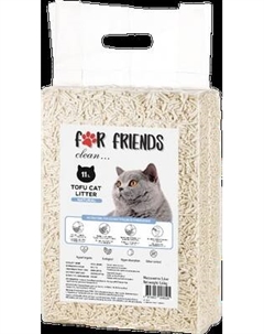 Наполнитель для туалета For Friends Tofu Natural / TUZ905 For friends