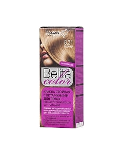 Крем-краска для волос Белита-М Belita Color стойкая с витаминами № 8.31 Белита-м