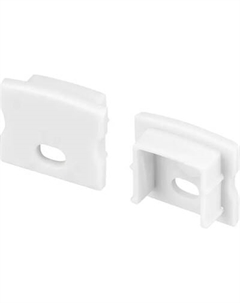 Заглушка для профиля Arlight LINE-1715 с отверстием WHITE / 044260