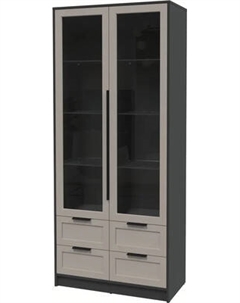 Шкаф с витриной Интерлиния Концепт Тренд КТ-ШВ2