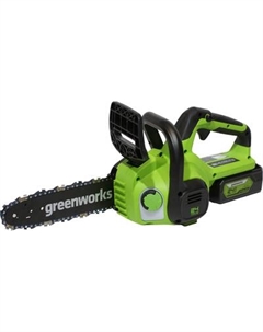 Пила цепная аккумуляторная Greenworks G24CS25 24V 25см / 2007707