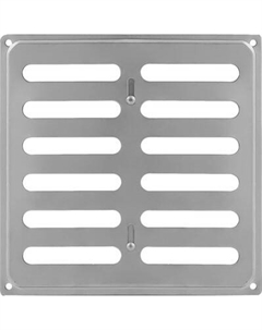 Решетка вентиляционная Нора-М 200x200 с заслонкой / 19334 Нора-м