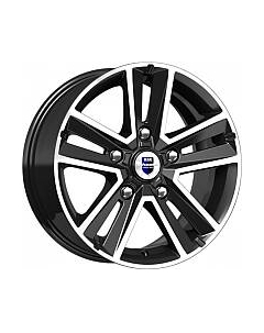 Литой диск K&K Арена 16x6.5" 5x139.7мм DIA 98мм ET 40мм Алмаз чёрный K&k