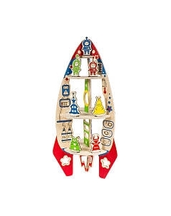 Развивающая игрушка Woody Ракета Галактика / 01874