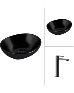 Умывальник со смесителем Lauter 21652-A + Moon 21СК8691BS