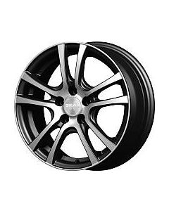 Литой диск SKAD Дели 15x6" 4x100мм DIA 60.1мм ET 40мм Black Velvet Skad