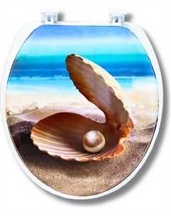 Сиденье для унитаза Еврокомфорт Океан. Жемчужина 103-311-01В26