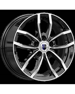 Литой диск K&K Фрост 15x6.5" 5x112мм DIA 57.1мм ET 50мм Алмаз черный K&k