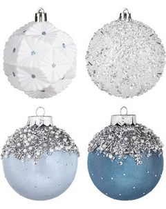 Набор шаров новогодних Волшебная страна Зимняя сказка / 110456