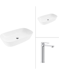 Умывальник со смесителем Lauter 21393-70 + Moon 21СK81691C