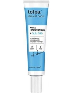 Крем для лица Tolpa Clinical Boost Гиалуроновая кислота+масло CDB Интенсивно увлажн.