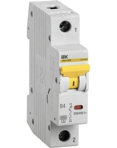 Выключатель автоматический IEK ВА47-60M 1Р 4А 6кА B / MVA31-1-004-B Iek