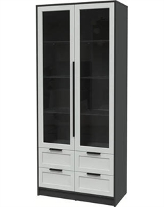 Шкаф с витриной Интерлиния Концепт Тренд КТ-ШВ2