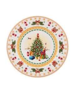 Тарелка столовая обеденная Lefard Елка / 85-1606