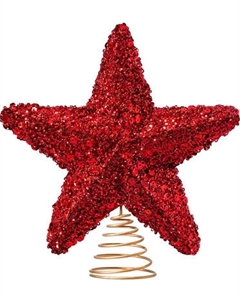 Верхушка для елки Elan Gallery Красный / 970155 Elan gallery
