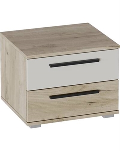 Прикроватная тумба Мебельград Мишель 2 ящ 48x39x37