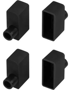 Заглушка для профиля Arlight WPH-FLEX-0616-SIDE BLACK с отверстием / 045880