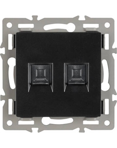 Розетка Arlight SCT-MPC2-PL-BK / 045337