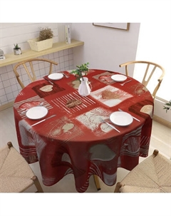 Скатерть Подушкино С водоотталкивающей пропиткой D160 / 619d160-25rm