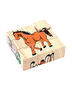 Развивающая игрушка Томик Кубики. Домашние животные 4444-3