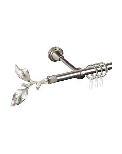 Карниз для штор АС ФОРОС Grace D16Г + наконечники Лист розы Ас форос