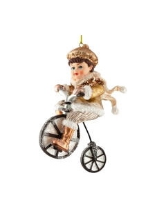 Елочная игрушка Erich Krause Decor Мальчик на велосипеде / 47689 Erich krause