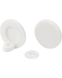 Заглушка для профиля Arlight MOONLIGHT-ROUND-30-CAP-SIDE-S-SET-WH / 051301