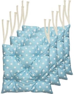 Подушка на стул MATEX Homely Голубой Горошек / 67-894 Matex