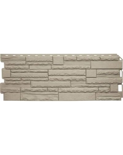 Сайдинг Альта-профиль Камень скалистый ЭКО Кремовый