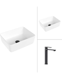 Умывальник со смесителем Lauter 21674B + Moon 21СК8691BS