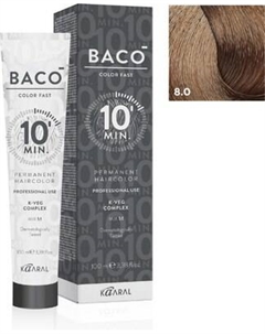 Крем-краска для волос Kaaral Baco Color Fast тон CF8.0
