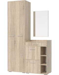 Секция в прихожую Кортекс-мебель Лара СП6
