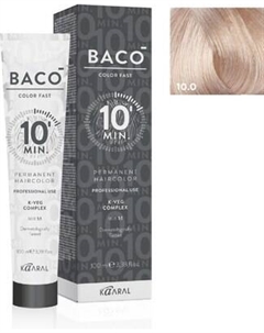 Крем-краска для волос Kaaral Baco Color Fast тон CF10.0