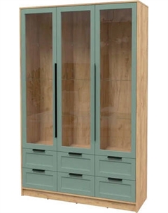 Шкаф с витриной Интерлиния Концепт Тренд КТ-ШВ3