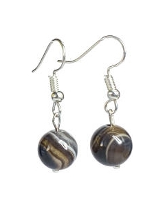 Серьги Wolves Элитный Агат 40764 №2