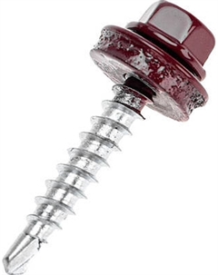 Саморез Kranz Кровельный 4.8х29 RAL 3005 / 1203-4829-3