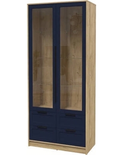 Шкаф с витриной Интерлиния Концепт Тренд КТ-ШВ2