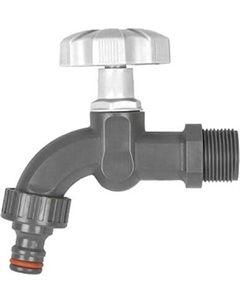 Шаровой кран Bradas С наружной резьбой и штуцером под быстросъем / WL-K134