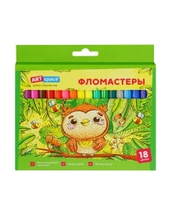 Фломастеры ArtSpace Милые зверушки / WP18_26926 Artspace
