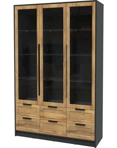 Шкаф с витриной Интерлиния Концепт Тренд КТ-ШВ3
