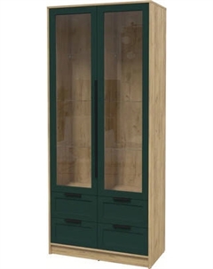 Шкаф с витриной Интерлиния Концепт Тренд КТ-ШВ2