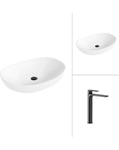 Умывальник со смесителем Lauter 21502 + Reef 21CK8678BS