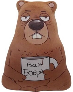 Подушка-игрушка Malvina Добрый Бобер / 9.457.1 Мальвина