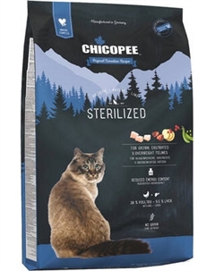 Сухой корм для кошек Chicopee HNL Sterilized