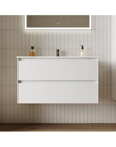 Тумба с умывальником Sancos Cento / CN90W + CN7002