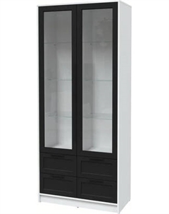 Шкаф с витриной Интерлиния Концепт Тренд КТ-ШВ2