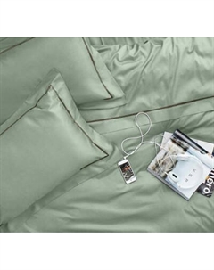 Комплект постельного белья Primavelle Luxe-сатин Baratto 2сп Светлая олива / 175215574-80B
