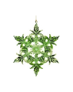 Елочная игрушка Erich Krause Decor Снежинка лайм / 47472 Erich krause