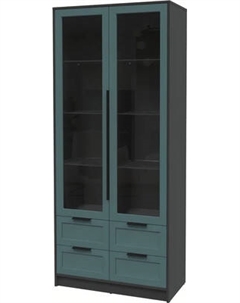 Шкаф с витриной Интерлиния Концепт Тренд КТ-ШВ2